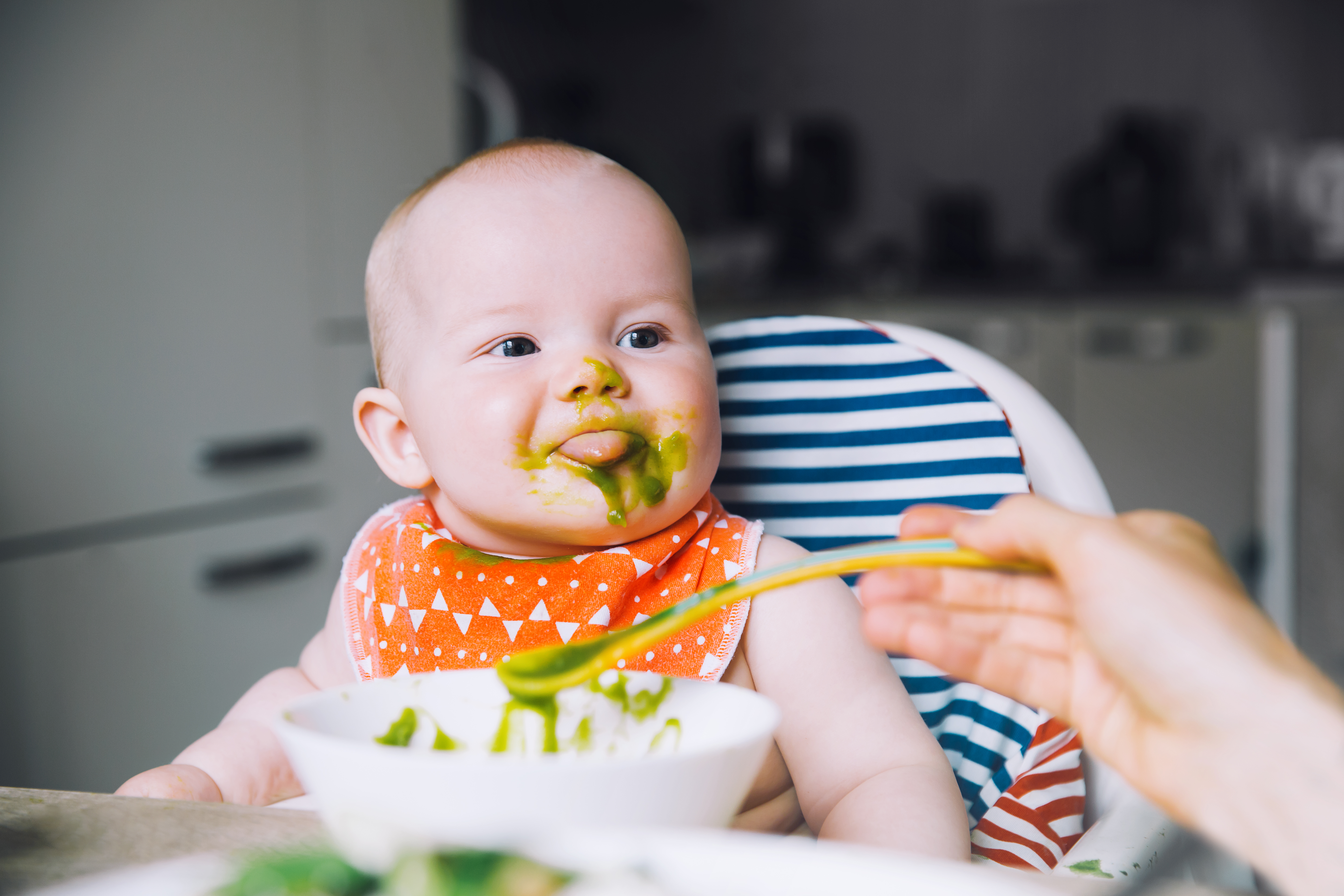 ¿Cómo debe ser la alimentación en niños menores de 1 año?